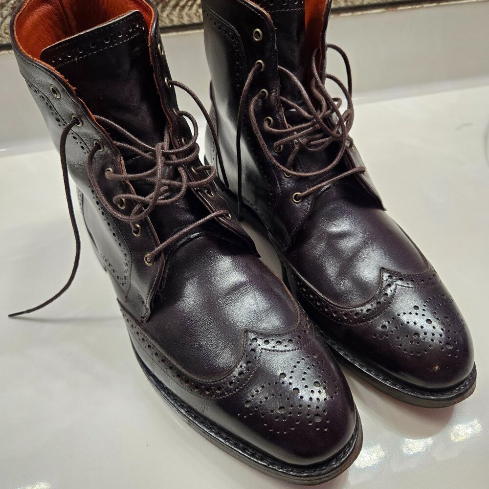 Allen Edmonds Dalton Wingtip Boots 10.5D